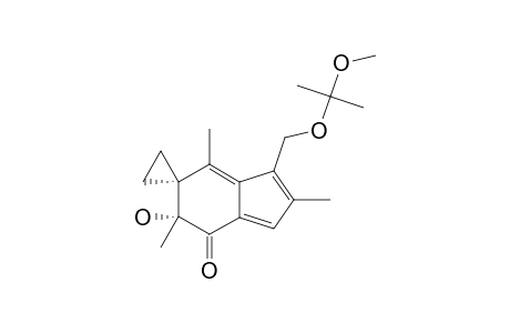 (5'R)-5'-hydroxy-1'-(2-methoxypropan-2-yloxymethyl)-2',5',7'-trimethylspiro[cyclopropane-1,6'-indene]-4'-one