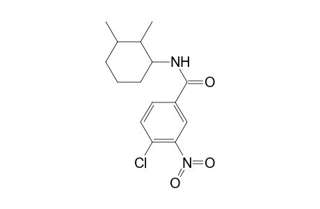 4-Chloranyl-N-(2,3-dimethylcyclohexyl)-3-nitro-benzamide