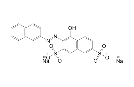 2,7-Naphthalenedisulfonic acid, 4-hydroxy-3-(2-naphthalenylazo)-, disodium salt