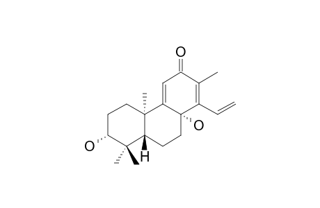 OVOIDEAL-E;3-BETA,8-BETA-DIHYDROXY-CLEISTANTH-9(11),13,15-TRIENE-12-ONE