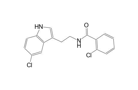 2-chloro-N-[2-(5-chloro-1H-indol-3-yl)ethyl]benzamide