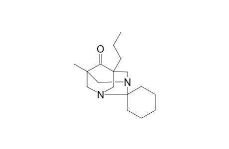 (1S,5R,7S)-5-methyl-7-propyl-1,3-diazaspiro[adamantane-2,1'-cyclohexan]-6-one