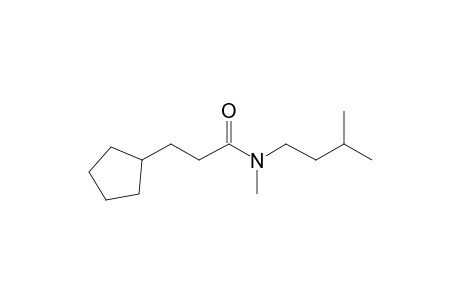 Propionamide, 3-cyclopentyl-N-methyl-N-(3-methylbutyl)-