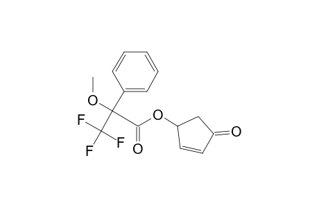 DL-4-((+)-.alpha.-methoxy-.alpha.-trifluoromethyl-phenylacetoxy)cyclopent-2-en-1-one