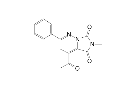 2-Phenyl-4-acetyl-6-methyl-3H-imidazo[1,5-B]pyridazine-5,7-dione