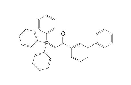 1-(3-phenylphenyl)-2-triphenylphosphoranylidene-ethanone
