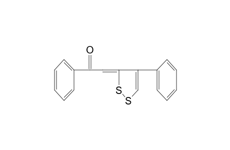 2-(4-PHENYL-3H-1,2-DITHIOL-3-YLIDENE)ACETOPHENONE