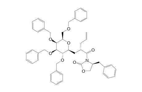 (R)-4-BENZYL-3-[2-(R)-(2,3,4,6-TETRA-O-BENZYL-BETA-D-GALACTOPYRANOSYLMETHYL)-PENT-4-ENOYL]-OXAZOLIDIN-2-ONE