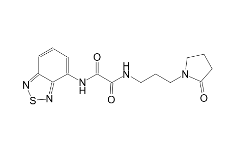 ethanediamide, N~1~-(2,1,3-benzothiadiazol-4-yl)-N~2~-[3-(2-oxo-1-pyrrolidinyl)propyl]-