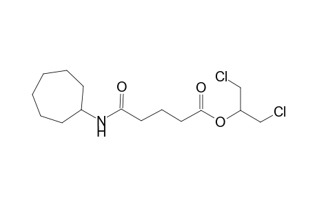 2-chloro-1-(chloromethyl)ethyl 5-(cycloheptylamino)-5-oxopentanoate