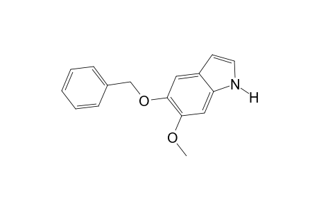 1H-Indole, 6-methoxy-5-(phenylmethoxy)-