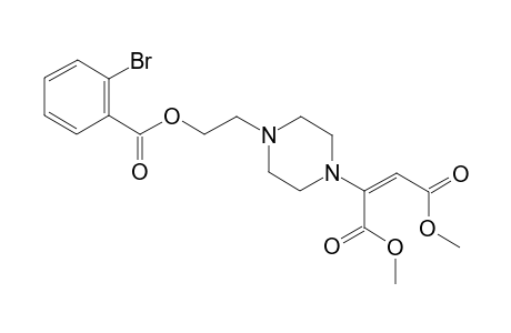 1-[2-(2-Bromobenzoyloxyl)eth-1-yl]-4-[(E)-1,2-(dimethoxycarbonyl)ethen-1-yl]piperazine