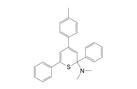 2-Dimethylamino-4-(4-methyl-phenyl)-2,6-diphenyl-2H-thiopyrane