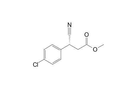 (R)-Methyl 3-(4-chlorophenyl)-3-cyanopropanoate