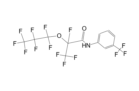 propanamide, 2,3,3,3-tetrafluoro-2-(1,1,2,2,3,3,3-heptafluoropropoxy)-N-[3-(trifluoromethyl)phenyl]-