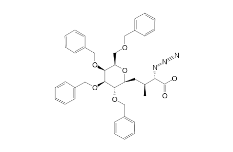 (2S,3S)-AZIDO-3-(2,3,4,6-TETRA-O-BENZYL-BETA-D-GALACTOPYRANOSYLMETHYL)-BUTYRIC-ACID