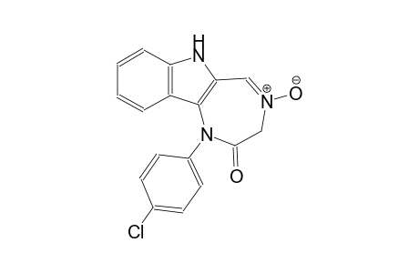 1-(4-chlorophenyl)-3,6-dihydro[1,4]diazepino[6,5-b]indol-2(1H)-one 4-oxide