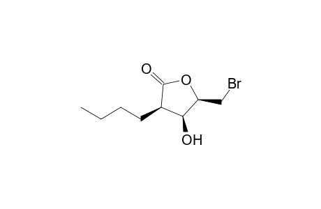 (2R*,3S*,4R*)-4-(Bromomethyl)-2-butyl-3-hydroxy-4-butanolide