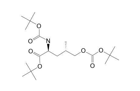 TERT.-BUTYL-(2S,4S)-N-TERT.-BUTOXYCARBONYL-5-TERT.-BUTOXYCARBONYLOXYLEUCINE