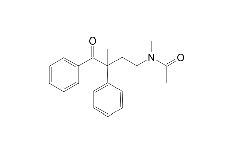 N-Methyl-N-(3-methyl-4-oxo-3,4-diphenylbutyl)acetamide
