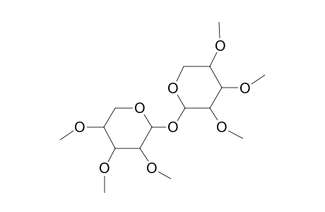 2,3,4-Tri-O-methyl.alpha.d-xylopyranosyl-2,3,4-tri-O-methyl.beta.d-xylopyranoside