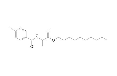 l-Alanine, N-(p-toluoyl)-, decyl ester