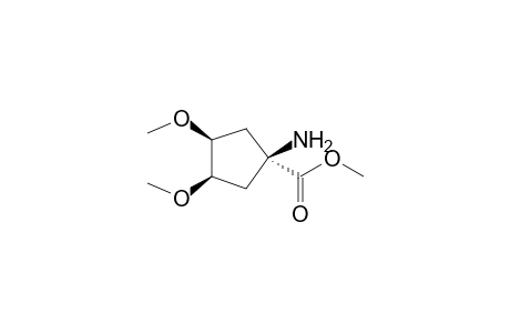 Methyl 1-amino-trans,trans-3,4-dimethoxycyclopentanecarboxylate