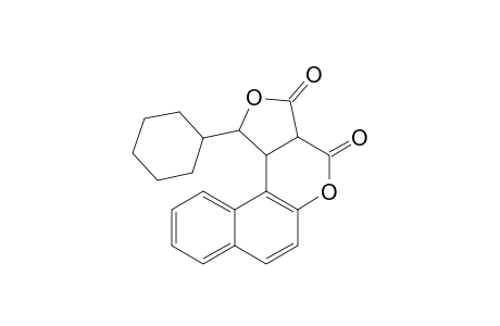 1-Cyclohexyl-1,3a,4,11c-tetrahydro-3H-benzo[f]furo[3,4-c]chromen-3,4-dione