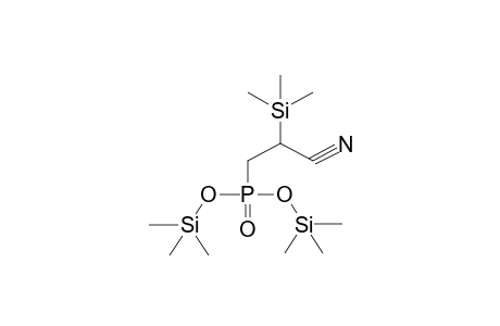 O,O-BIS(TRIMETHYLSILYL)-BETA-TRIMETHYLSILYL-BETA-CYANOETHYLPHOSPHONATE