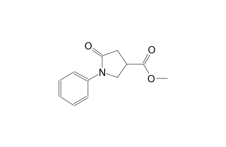 3-pyrrolidinecarboxylic acid, 5-oxo-1-phenyl-, methyl ester