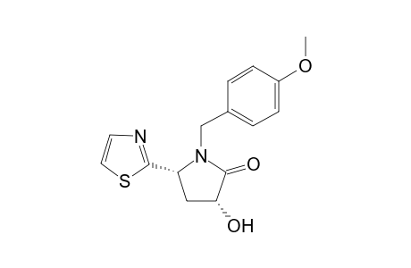 rac-1-(4-Methoxybenzyl)-r-3-hydroxy-C-5-(2-thiazolyl)-2-pyrrolidinone