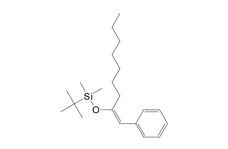 2-(t-butyldimethylsiloxy)-1-phenyl-1-nonene