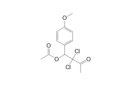 acetic acid [2,2-dichloro-3-keto-1-(4-methoxyphenyl)butyl] ester
