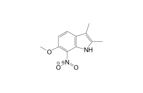 6-Methoxy-2,3-dimethyl-7-nitro-1H-indole