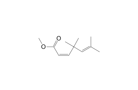 2,5-Heptadienoic acid, 4,4,6-trimethyl-, methyl ester, (Z)-
