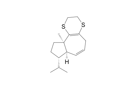 (rac)-(7aS,8S,10aR)-8-isopropyl-10a-methyl-2,3,5,7a,8,9,10,10a-octahydroazuleno[4,5-b][1,4]dithiine