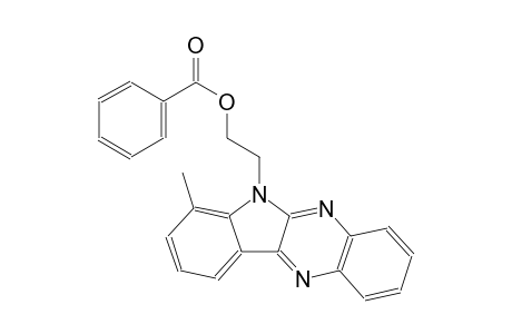 2-(7-methyl-6H-indolo[2,3-b]quinoxalin-6-yl)ethyl benzoate