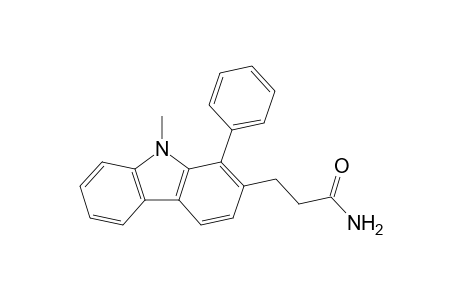 3-(9-Methyl-1-phenyl-2-carbazolyl)propanamide