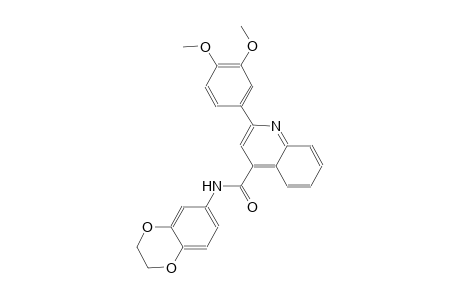 N-(2,3-dihydro-1,4-benzodioxin-6-yl)-2-(3,4-dimethoxyphenyl)-4-quinolinecarboxamide