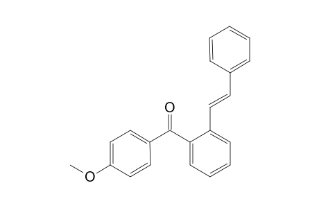 (E)-(4-Methoxyphenyl)-(2-styrylphenyl)methanone