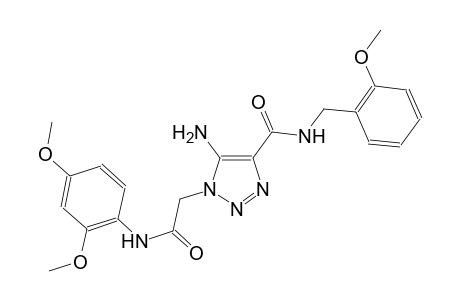 5-amino-1-[2-(2,4-dimethoxyanilino)-2-oxoethyl]-N-(2-methoxybenzyl)-1H-1,2,3-triazole-4-carboxamide