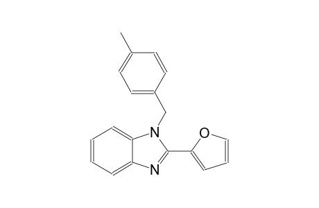 1H-benzimidazole, 2-(2-furanyl)-1-[(4-methylphenyl)methyl]-