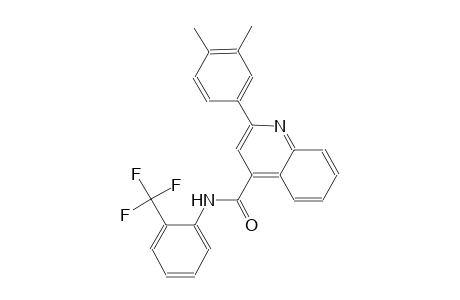 2-(3,4-dimethylphenyl)-N-[2-(trifluoromethyl)phenyl]-4-quinolinecarboxamide