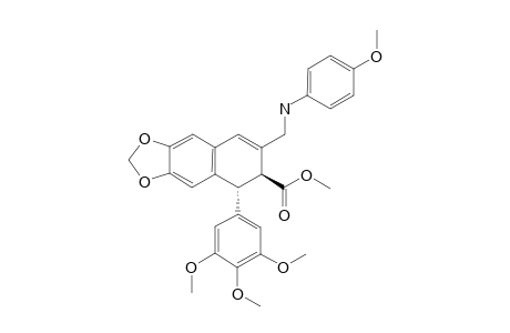 METHYL_9-(4-METHOXYPHENYL)-AMINO-9-DEOXY-ALPHA-APOPICROPODOPHYLLATE