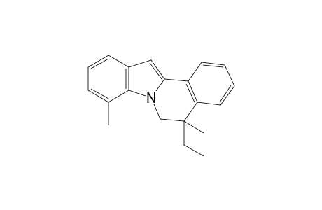 7-Ethyl-6,7-dihydro-4,7-dimethylindolo[2,1-a]isoquinoline