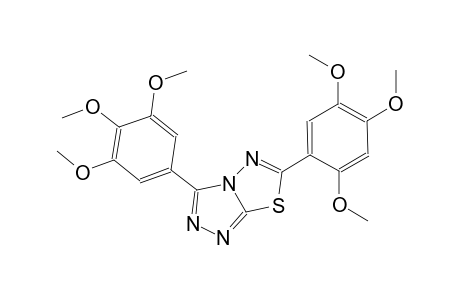 6-(2,4,5-trimethoxyphenyl)-3-(3,4,5-trimethoxyphenyl)[1,2,4]triazolo[3,4-b][1,3,4]thiadiazole