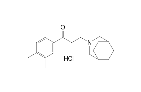 3-(3-azabicyclo[3.2.2]non-3-yl)-3',4'-dimethylpropiophenone, hydrochloride