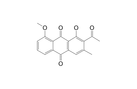 2-ACETYL-1-HYDROXY-8-METHOXY-3-METHYL-ANTHRACENE-9,10-DIONE