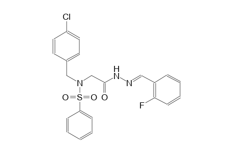 N-(4-chlorobenzyl)-N-{2-[(2E)-2-(2-fluorobenzylidene)hydrazino]-2-oxoethyl}benzenesulfonamide