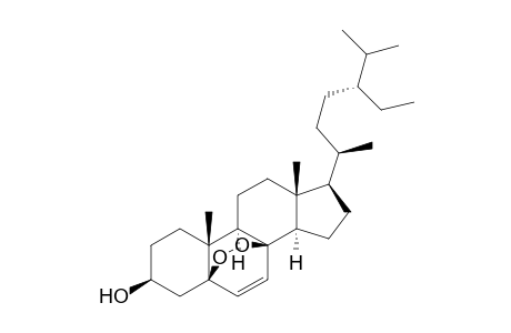 5,8-Epidioxy-2H-cyclopenta[a]phenanthrene, stigmast-6-en-3-ol deriv.